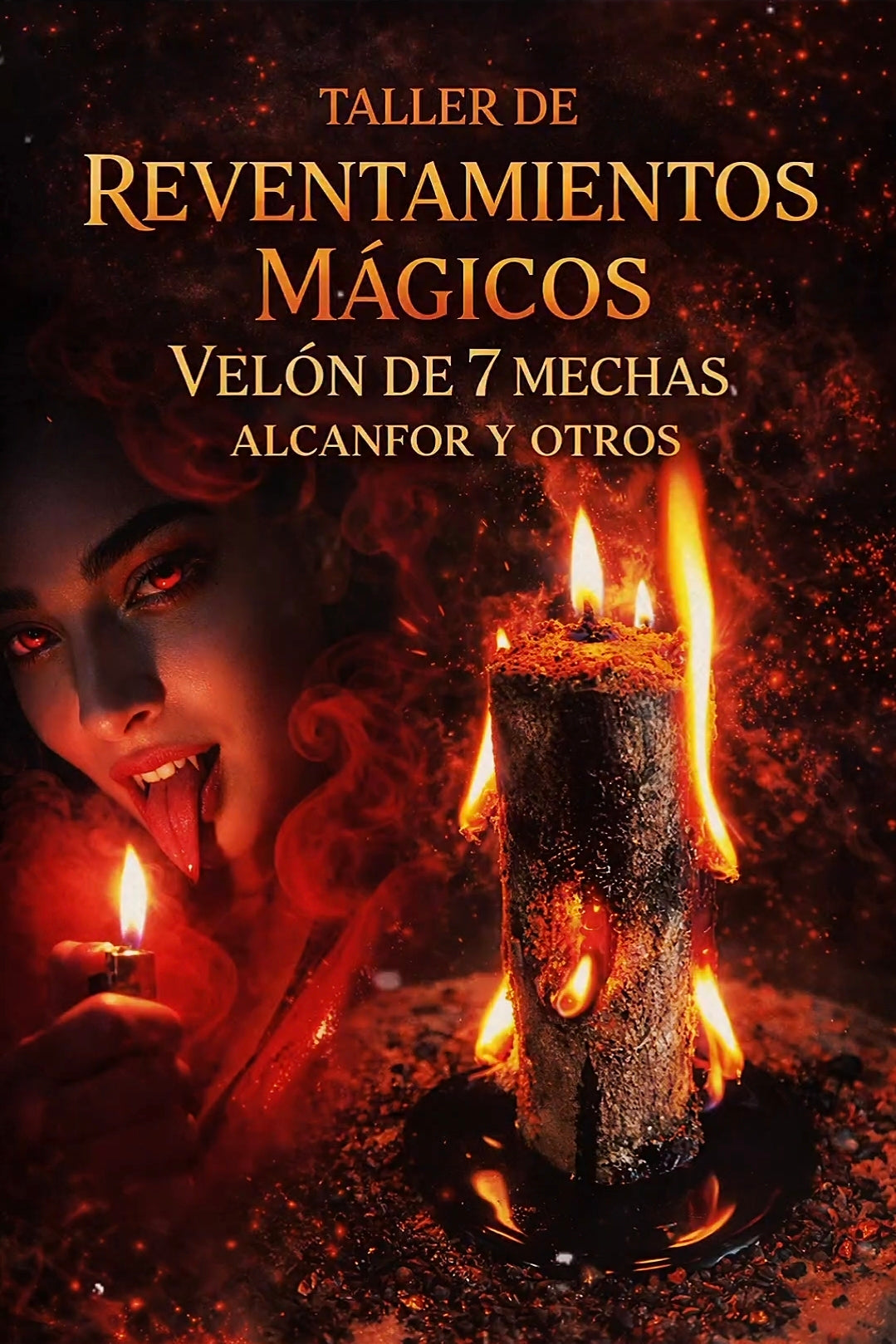 Reventamientos Mágicos - Velón de 7 Mechas