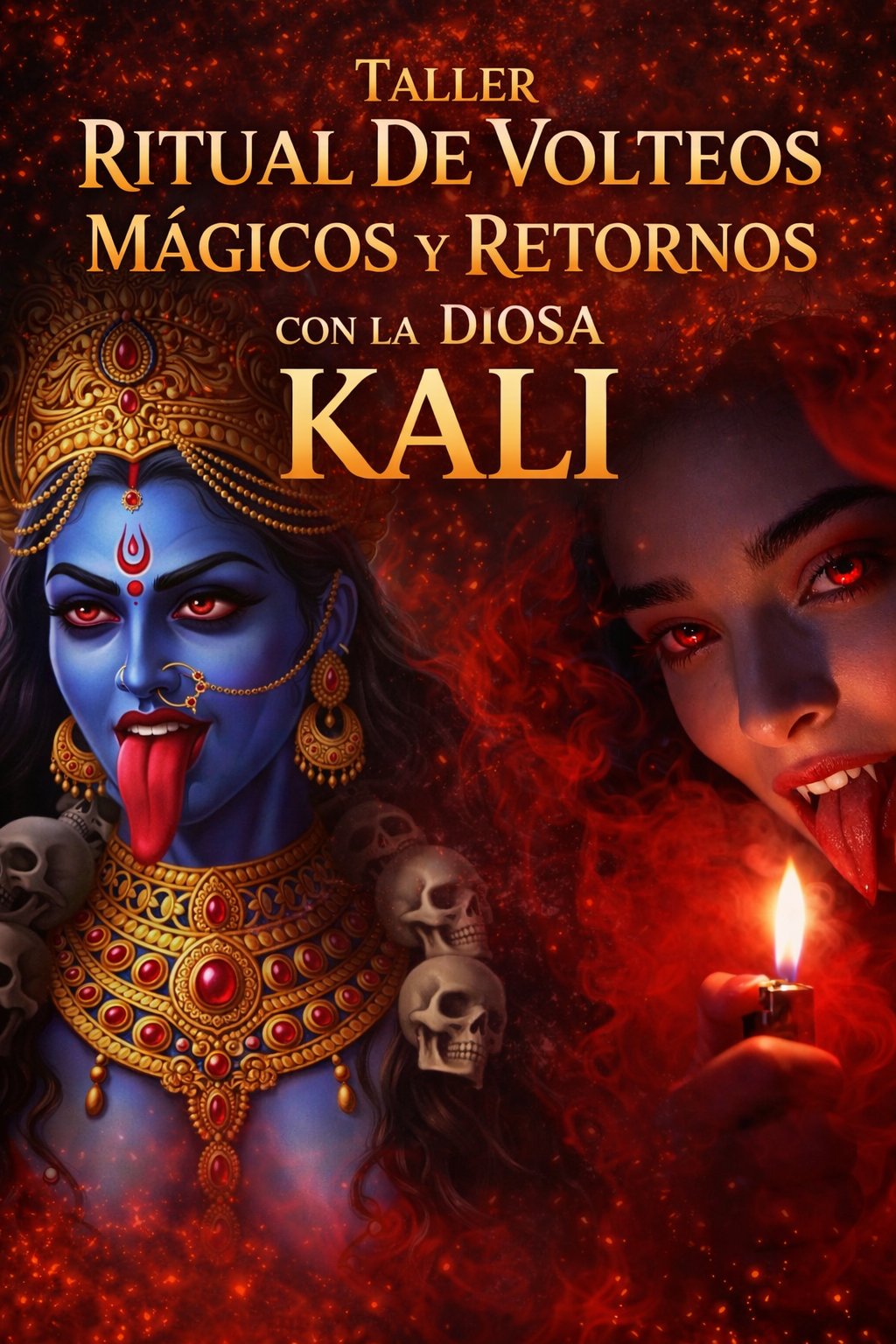 Taller  Ritual De Volteos Magicos y Retornos con la Diosa Kali